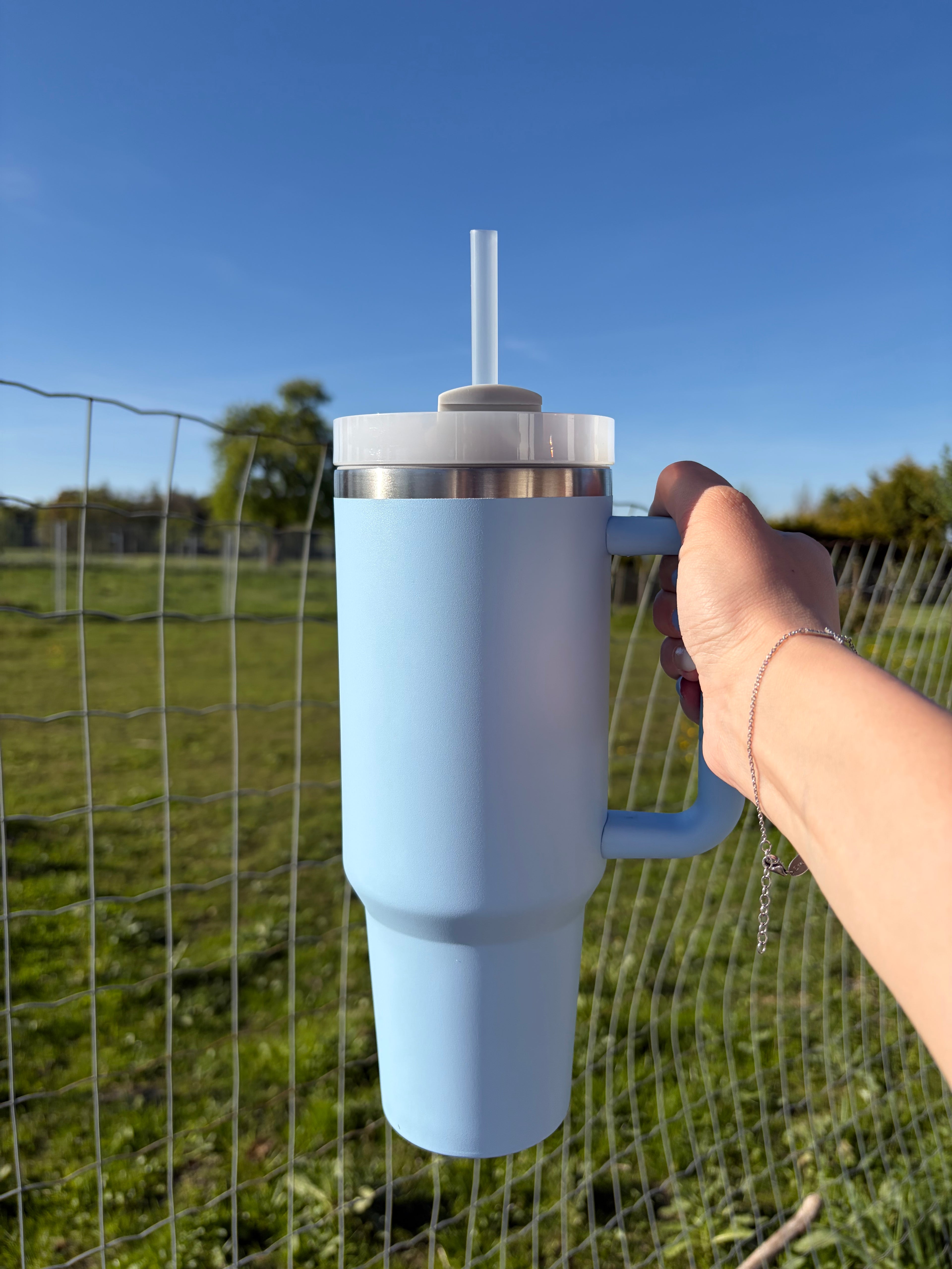 Edelstahl-Cup Blau