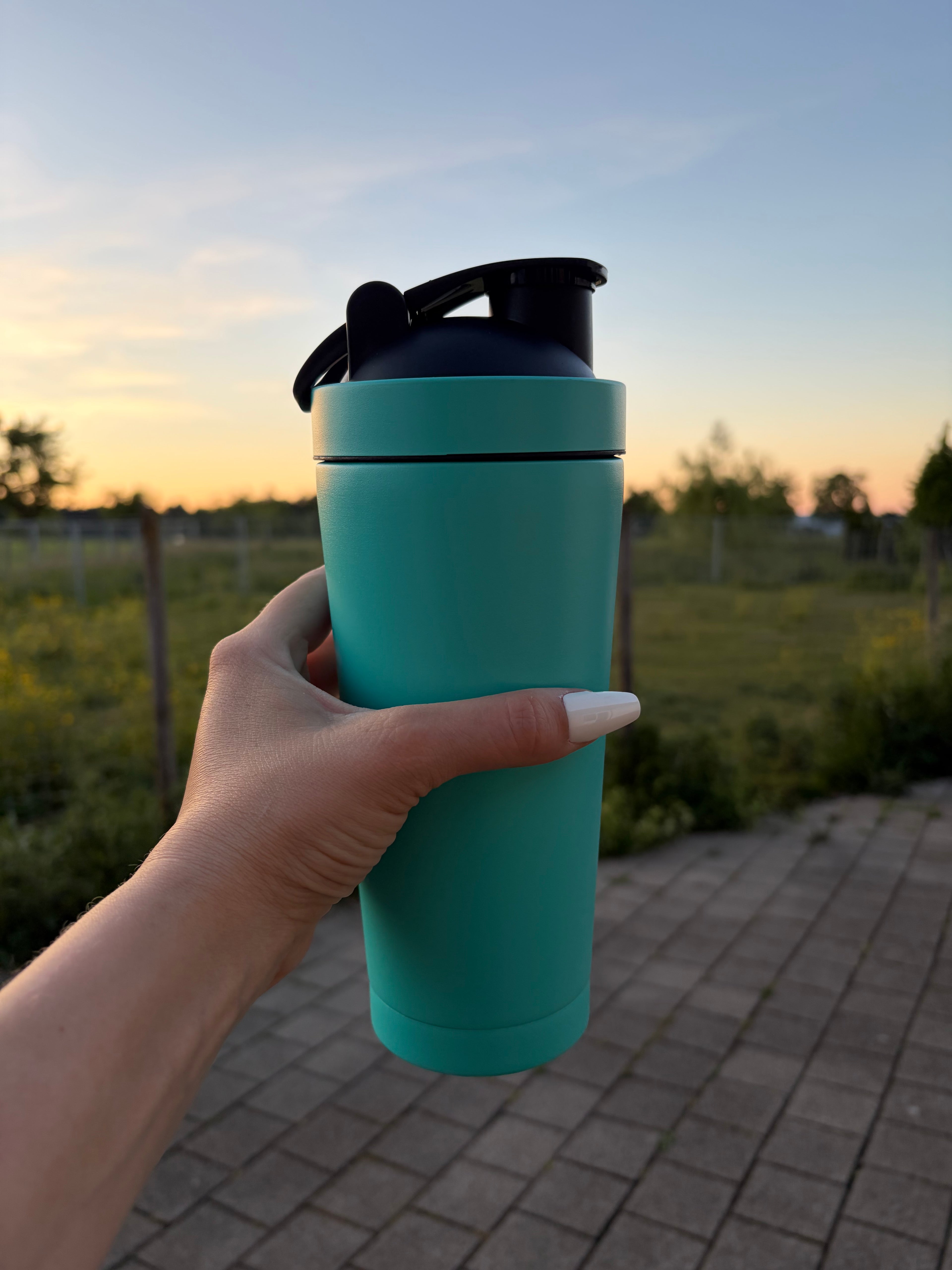 Edelstahl Shaker Türkis